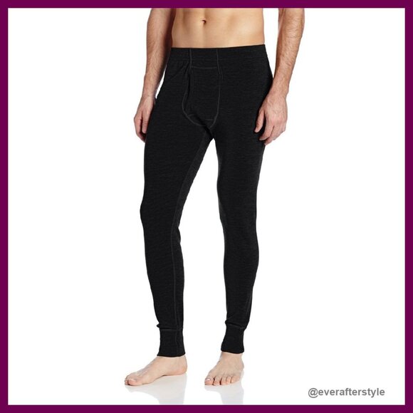 Merino Wool Base Layer Pants Thermal Long Johns Classic Fit Midweight